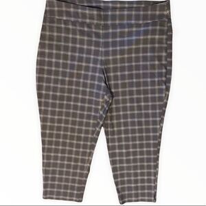 Molly & Isadora NWT 26W Grey & White Pants
